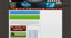 Desktop Screenshot of monstermmorpg.com